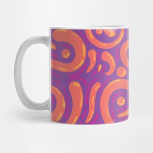 Modern Vibrant Abstract Paisley Mug